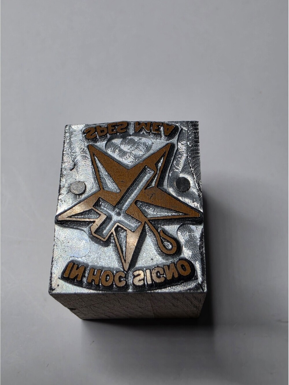 Order of the White Shrine of Jerusalem Emblem Antique Letterpress Printing Block